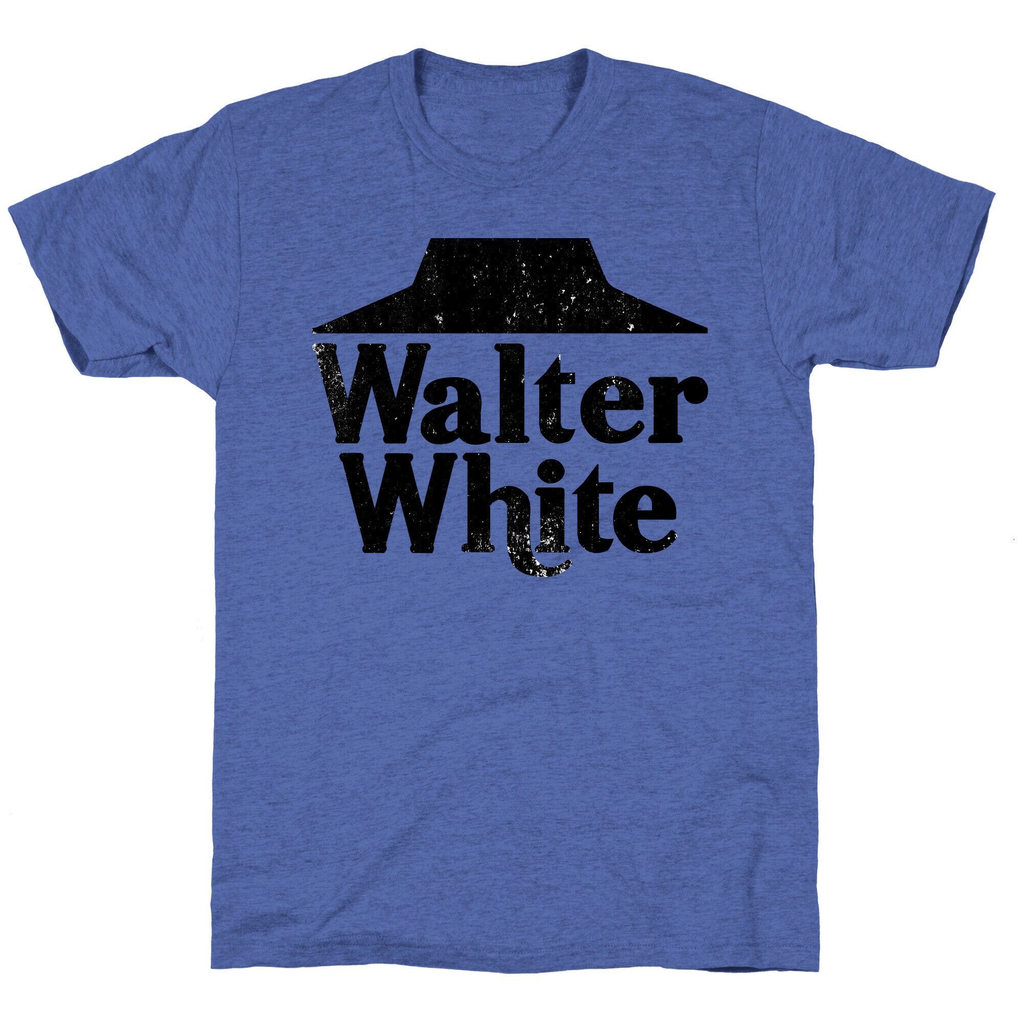 Walter White Roof Pizza Unisex Triblend Tee